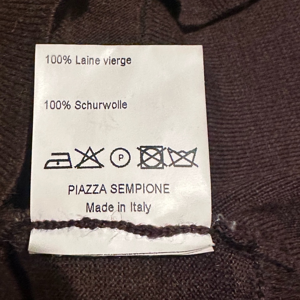 Piazza Sempione fine wool Brown Sweater - Picture 5 of 13